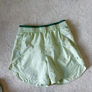 Nike Women's Light Green Athletic Shorts
